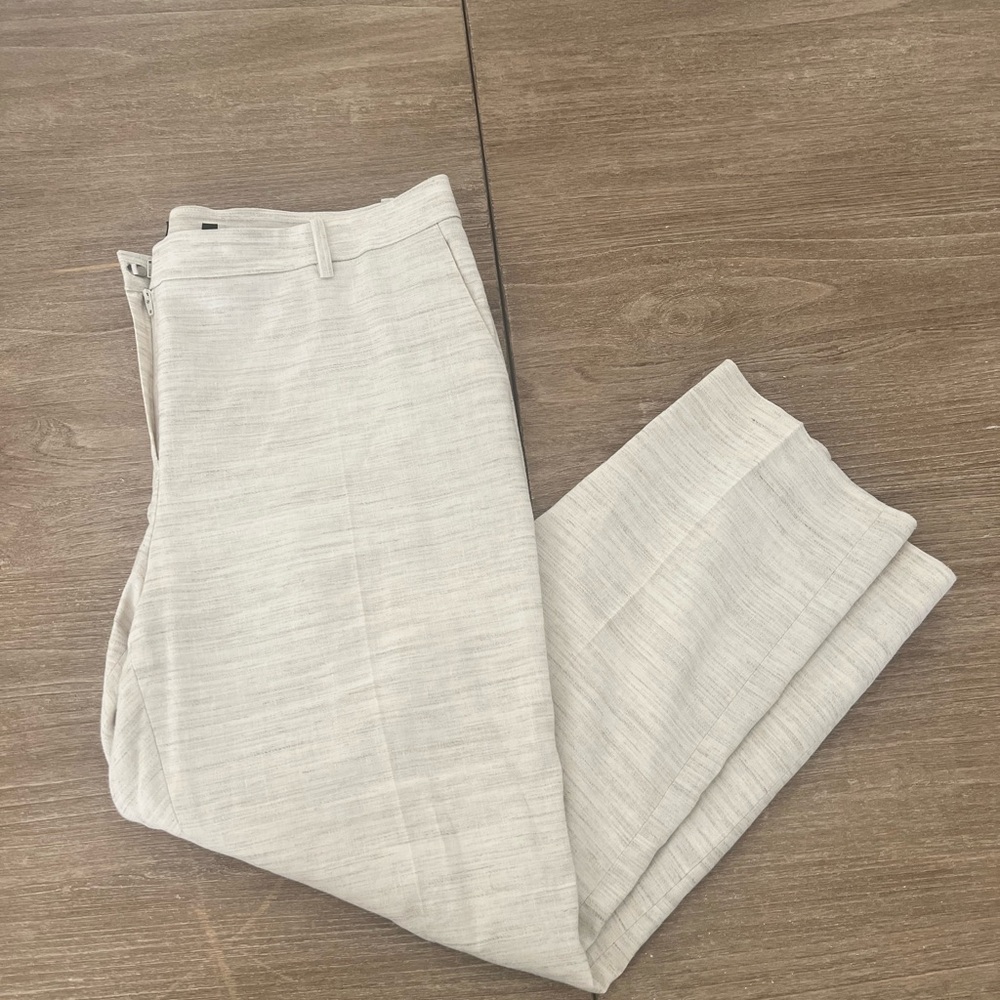 Theory Gray Dress Pants Straight Leg